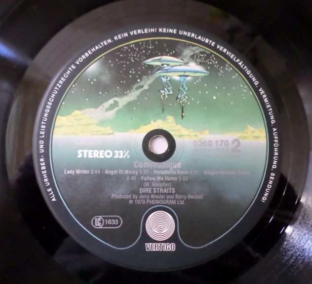DIRE STRAITS - Communique - LP  33 giri  Inner 1deg Stampa 1979 Vertigo