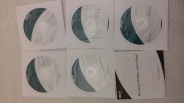 disco CD DVD Recovery Ripristino Acer travelmate 290 series