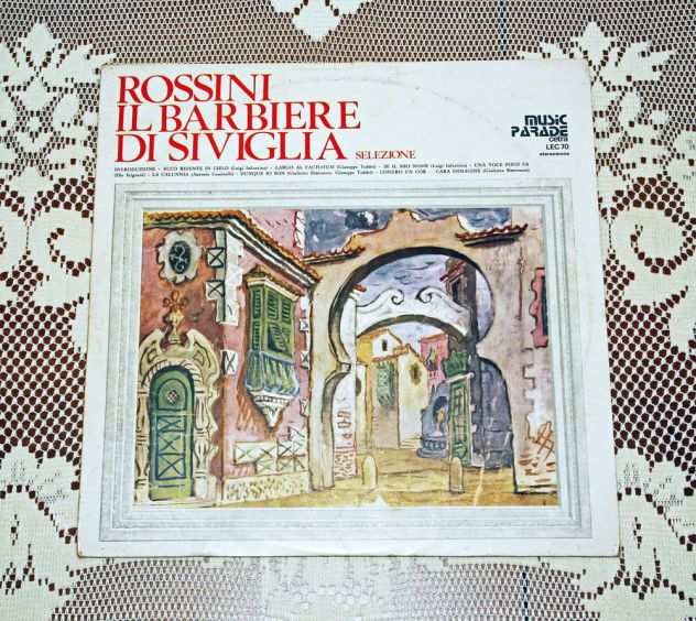 Disco vinile 33 giri di Gioacchino Rossini IL BARBIERE DI SIVIGLIA
