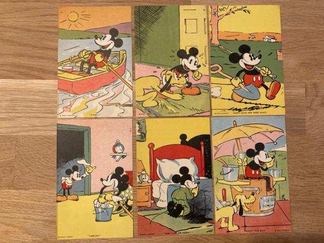 Disney - 6 Card - Mickey Mouse Bread Cards