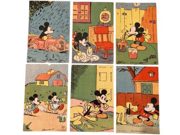 Disney - Mickey Mouse Bread Cards - (1934)