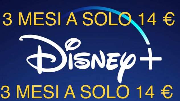 Disney Plus Premium UHD accesso per 3 mesi a solo 14 euro