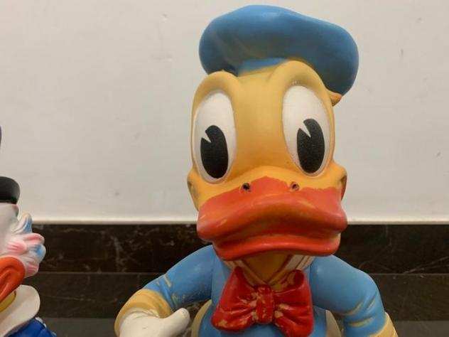 Disney - Statuetta giocattolo Uncle Scrooge and Donald Duck Ledra figure - 1960-1970 - Italia