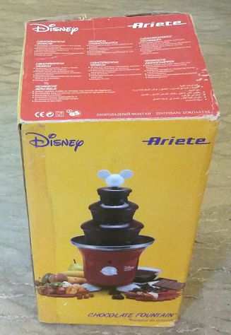 Disney Topolino Fontana di Cioccolato marchio Ariete nuovo con scatola