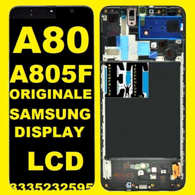 Display Samsung A70 A71 A80 ORIGINALE SERV. PACK