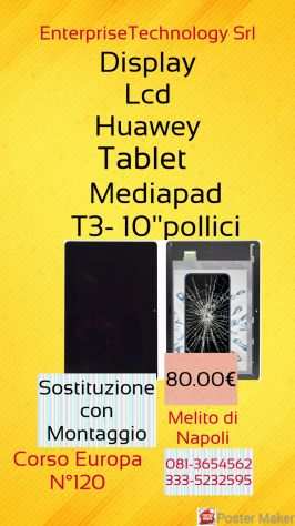 Display Tablet Mediapad T3 10 pollici