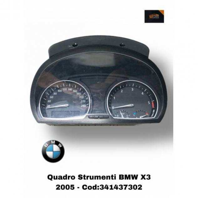 DISPLAY VEGLIA QUADRO STRUMENTI BMW X3 1Acircdeg Serie 341437302 (0410)