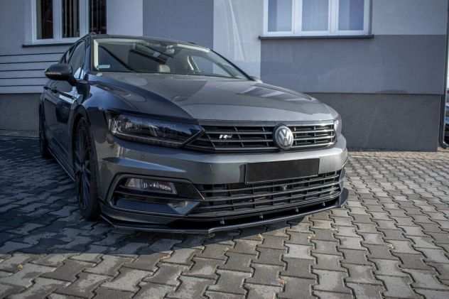 DISTANZIATORI PARAURTI ANTERIORE PER VW PASSAT B8 2015-2019 RLINE LUCIDO SC-mos