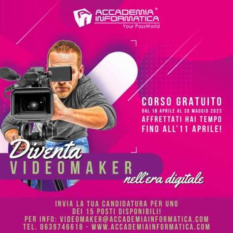 Diventa Videomaker Corso Gratuito