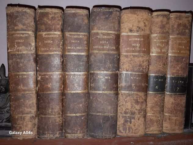 Dizionario antico in 7 volumi anno-1819