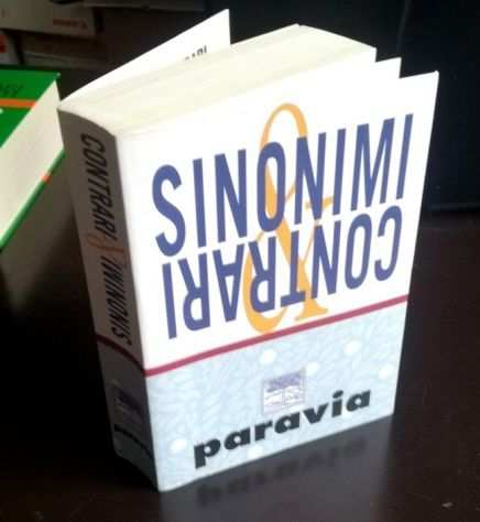 Dizionario compatto Sinonimi e Contrari De Mauro ISBN 9788839550361