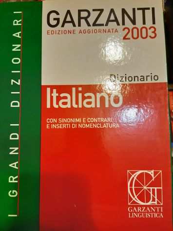 Dizionario Italiano Garzanti Edizione 2003 con sinonimi e contrari