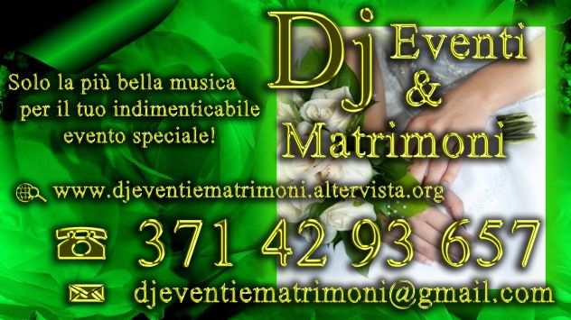 Dj per Matrimoni Eventi Lecco e provincie Limitrofe