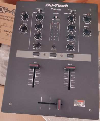 DJ TECH DIF-1S Mixer 2 canali