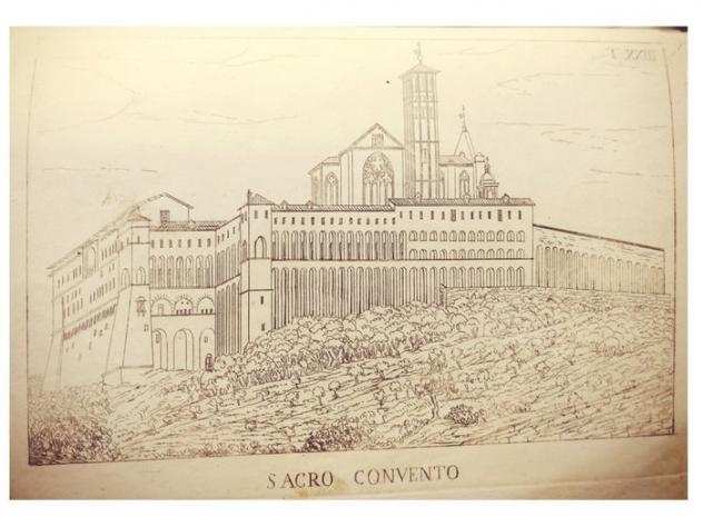 Domenico Bruschelli - Asisi Cittagrave Serafica e Santuarj che la Decorano - 1821
