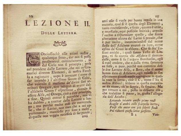 Domenico Maria Manni  Giuseppe Peitl - Lotto di 2 Opere su Metodi Didattici - 1737