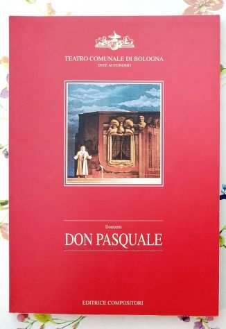 Don Pasquale Gaetano Donizetti Teatro Comunale Bologna Roberto Verti LOCANDINA