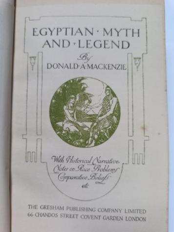 Donald A. Mackenzie - Egyptian myth and legend - 1920