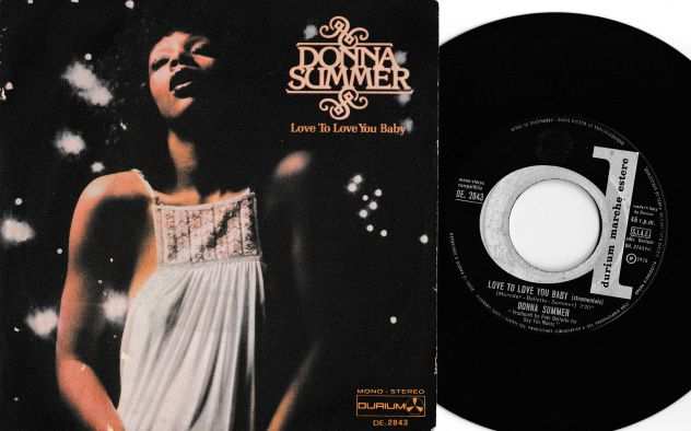 DONNA SUMMER - Love To Love You Baby - 7  45 giri 1976 Durium Italy