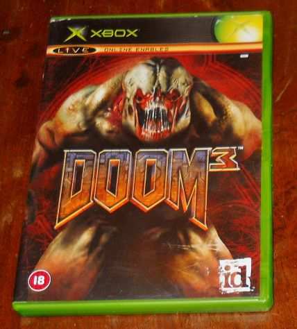 Doom 3 microsoft XBOX - XBOX 360 gioco horror sparatutto PAL FPS