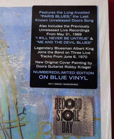 Doors - Paris Blues (Blue Vinyl Ltd) - Album LP, Edizione limitata - Lancio al Record Store Day, Prima stampa stereo, Vinile colorato - 20222022