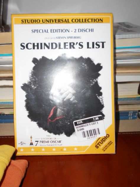 Doppio DVD sigillato quotSCHINDLERS LISTquot