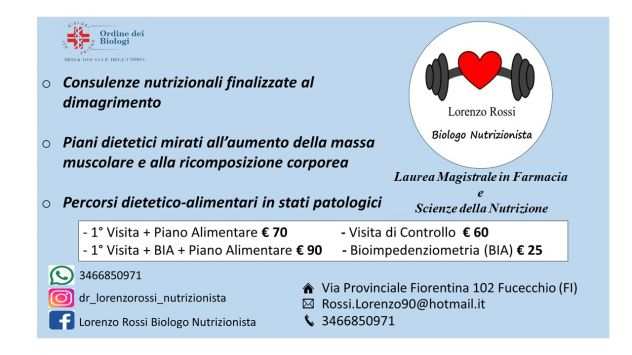 Dr. Lorenzo Rossi Nutrizionista