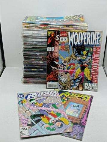 Dr Strange, Wolverine, X-Force, Robin, and others - lot of 129 Marvel Comics - Spillato