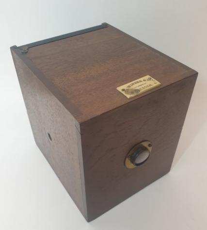 DR. WINZER amp CO. DRESDEN RARE WOOD BOX PLATE CAMERA 9x12 cm. Fotocamera analogica