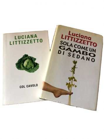 Due libri Luciana Littizzetto Col Cavolo e Sola come un gambo di sedano