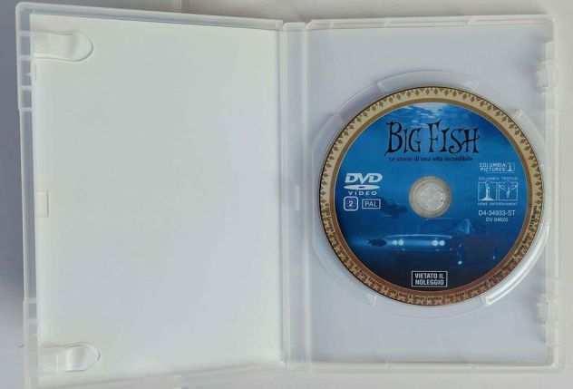 DVD BIG FISH LE STORIE DI UNA VITA INCREDIBILE COLUMBIA PICTURES, 2003