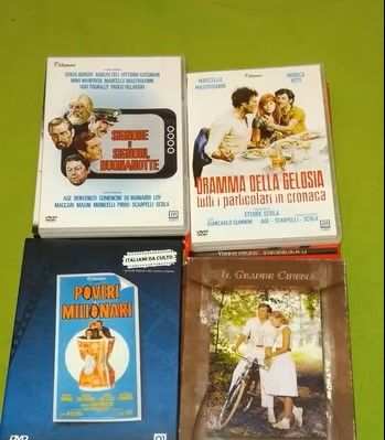 Dvd film italiani anni 50 60 70 80 cinema italiano fuori catalogo solo originali