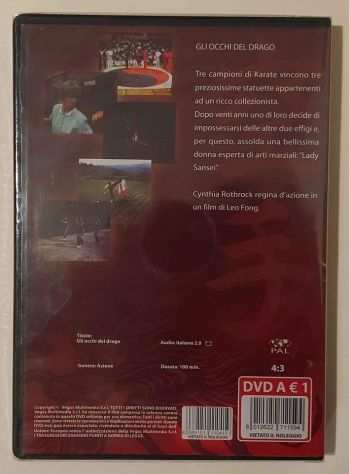 DVD Gli occhi del drago di Leo Fong( Regista)DistribuzioneMillennium Storm,2003