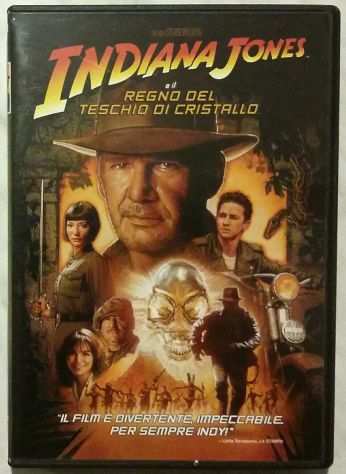 Dvd Indiana Jones E IL REGNO DEL TESCHIO DI CRISTALLO come nuovo