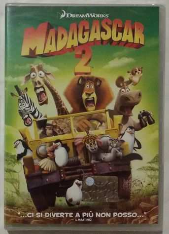 DVD Madagascar 2Escape Africa Produzione DreamWorks, 2014 nuovo con cellophan