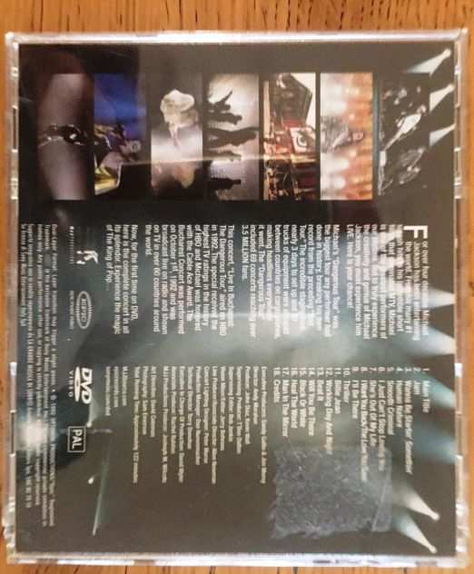 Dvd Michael Jackson DVD live in Bucharest The dangerous tour