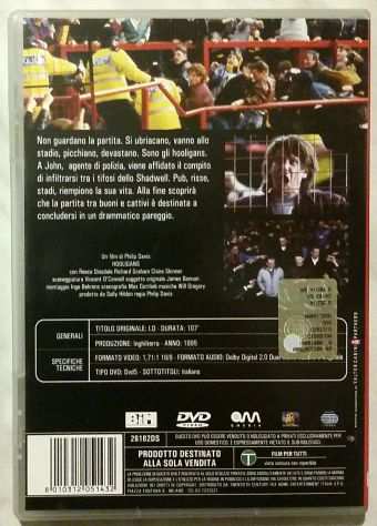 DVD quotHOOLIGANSquot FUORI CATALOGO STAMPA ITALIANA EDIZIONE VENDITA BIM 1995