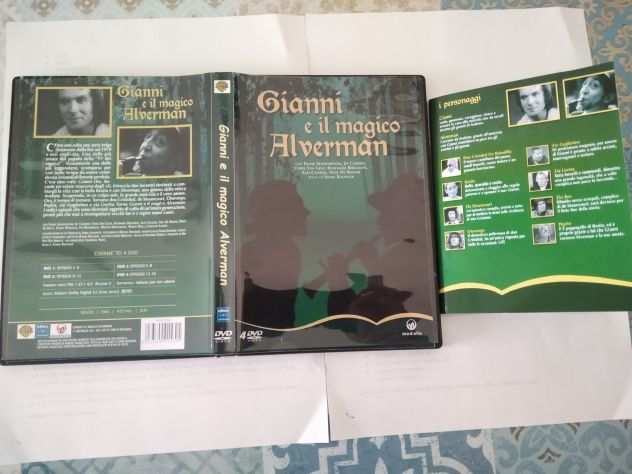 DVD SET-BOX quotGIANNI E IL MAGICO ALVERMANquot 1965 4 DVD 16 EP ITALIANO