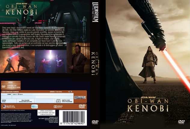 DVD SET-BOX quotOBI WAN KENOBIquot IN ITALIANO