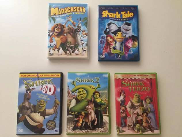 dvd shrek madagascar shark tale