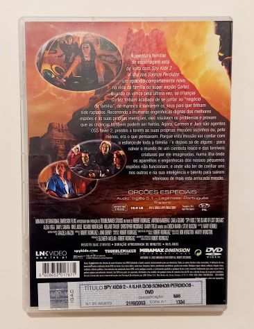 DVD Spy Kids 2 A Ilha dos Sonhos perdidos DISTRIBUICcedilAtildeO Miramax, 2002