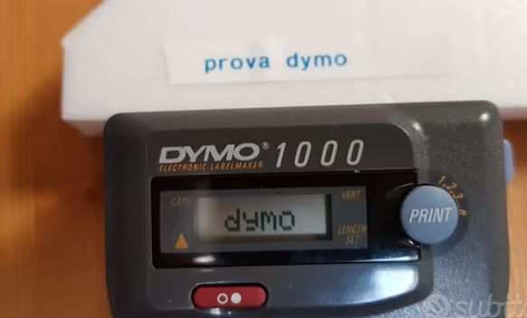 Dymo 1000 etichettatrice a batterie6nastri nuovi
