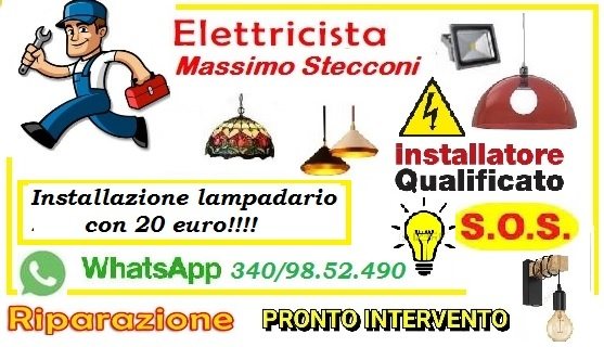 Elettricista lampadari Roma Piramide 