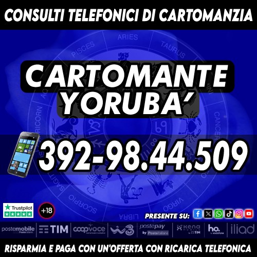 Il Cartomante YORUBA' non vende illusioni ma solidi responsi