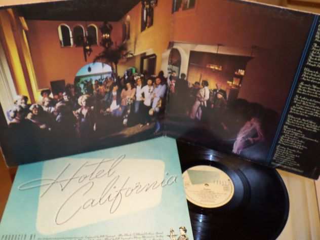 EAGLES - Hotel California - LP  33 giri 1976 Poster Asylum
