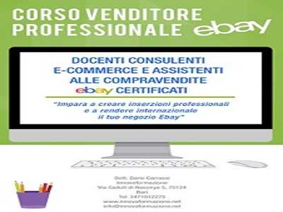 eBay Corso Venditore Professionale - e-commerce - impara a vendere su eBay per commercianti - versione online