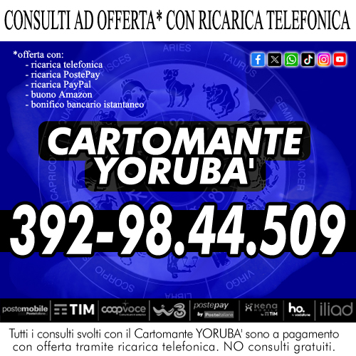 Cartomanzia accurata per ogni situazione con il Cartomante Yorubà