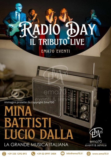 Tre Tributi In Uno Mina, Battisti &Lucio; Dalla MUSICA LIVE  CONCERTI TRIBUTI SERATE MUSICALI PER EVENTI DI PIAZZA EVENTI PRIVATI EVENTI AZIENDALI 