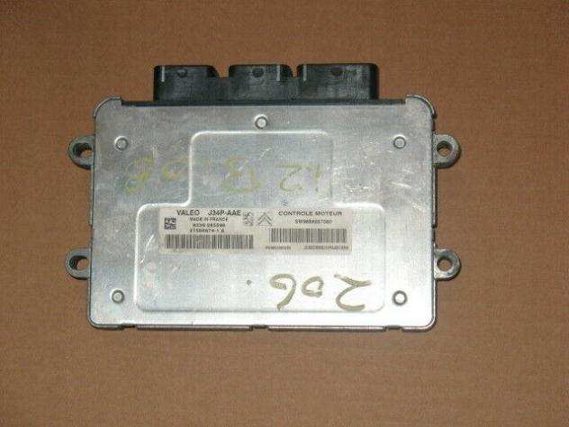 ECU CITROEN PEUGEOT VALEO J34P-AAE SW 9666257580 HW 9655883280