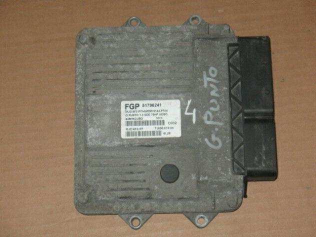 Ecu fiat grande punto 1.3 sde mjd 6f3.p7 fgp 51796241 hw03p